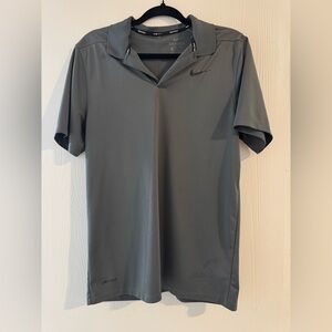 Nike Men's Charcoal Dri-FIT Polo